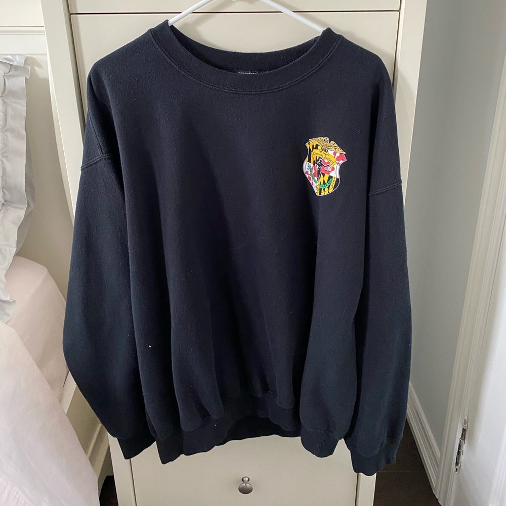 Vintage Criminal Justice Oversized Sweater